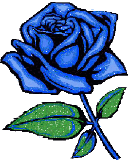 Kwiatki - Róża blue3.gif