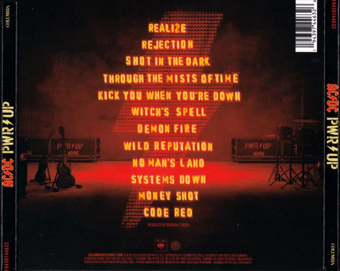 CD BACK COVER - CD BACK COVER - AC DC - Power Up.bmp